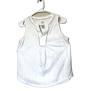 St. John’s Bay White 100% Cotton Tank Top Women’s Medium